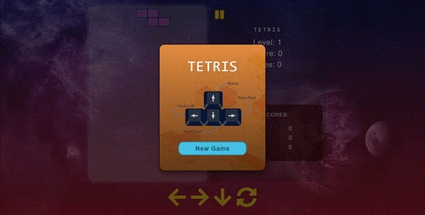 Tetris showcase.